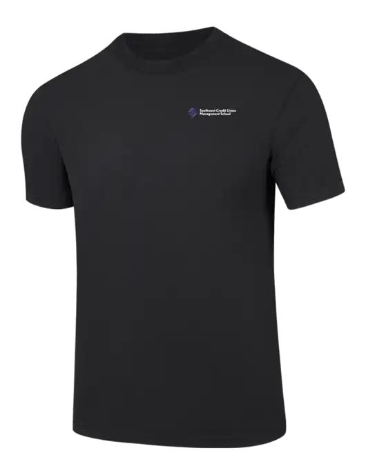 Comfort Colors 6.1 oz Black Heavyweight Ring Spun T-Shirt w/SCMS Logo