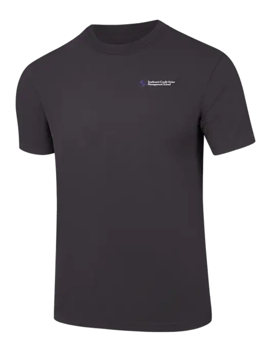 Comfort Colors 6.1 oz Dark Grey Heavyweight Ring Spun T-Shirt w/SCMS Logo