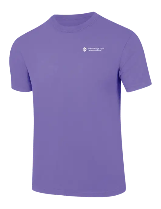 Comfort Colors 6.1 oz Light Purple Heavyweight Ring Spun T-Shirt w/SCMS Logo
