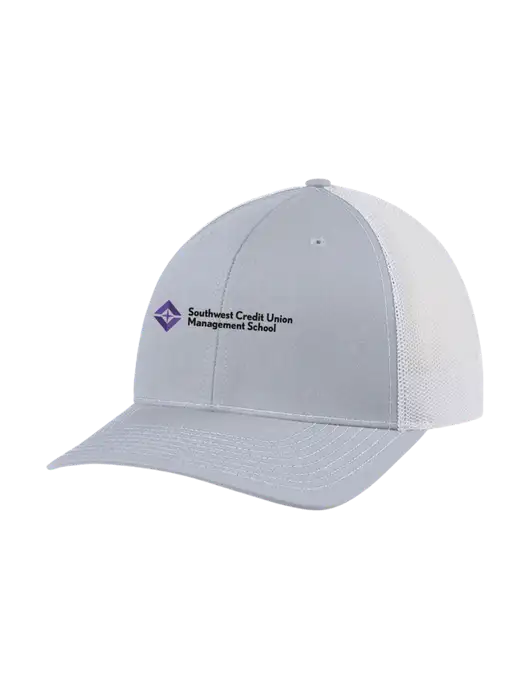 Richardson Adjustable Snapback Original 112 Trucker Cap Light Heather Grey w/White Mesh w/SCMS Logo