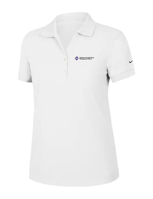 Nike Womens Dri-FIT Classic White Polo w/SCMS Logo