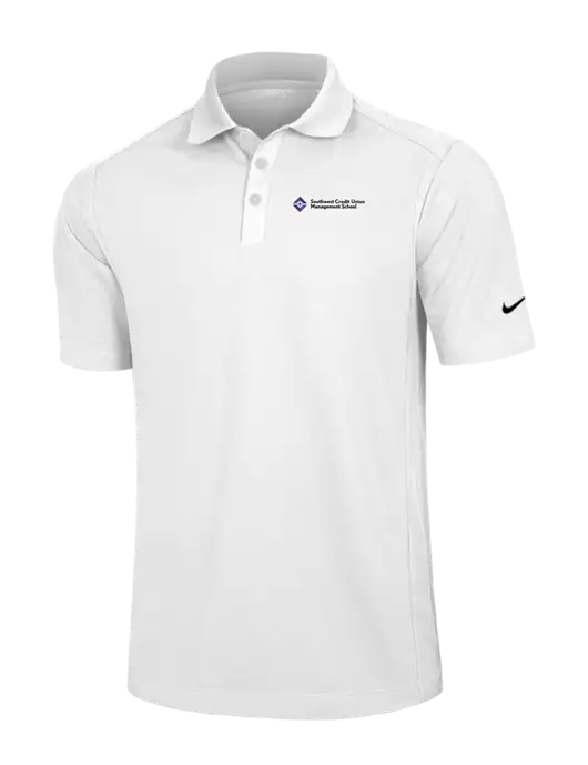 Nike White Dri-FIT Classic Polo w/SCMS Logo