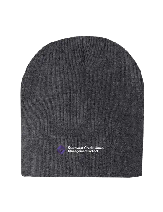 Charcoal Heather Element Knit Beanie w/SCMS Logo