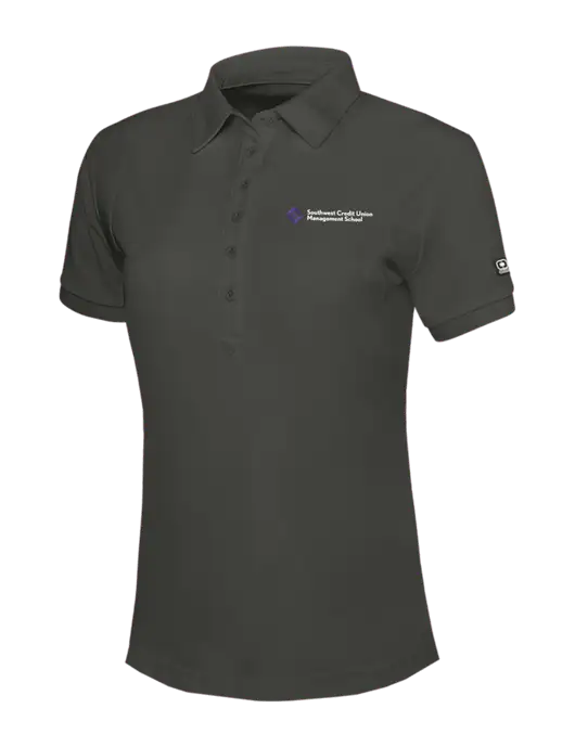 OGIO Womens Dark Grey Jewel Polo w/SCMS Logo