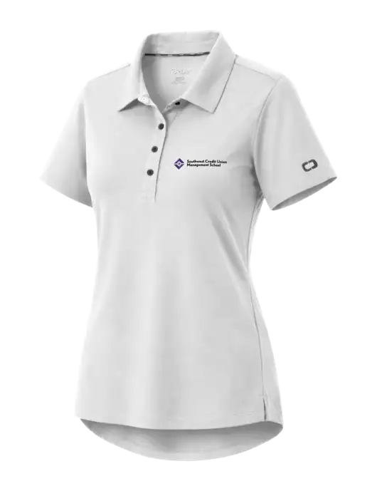 OGIO Womens Envision White Polo w/SCMS Logo