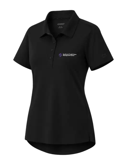 OGIO Womens Envision Black Polo w/SCMS Logo