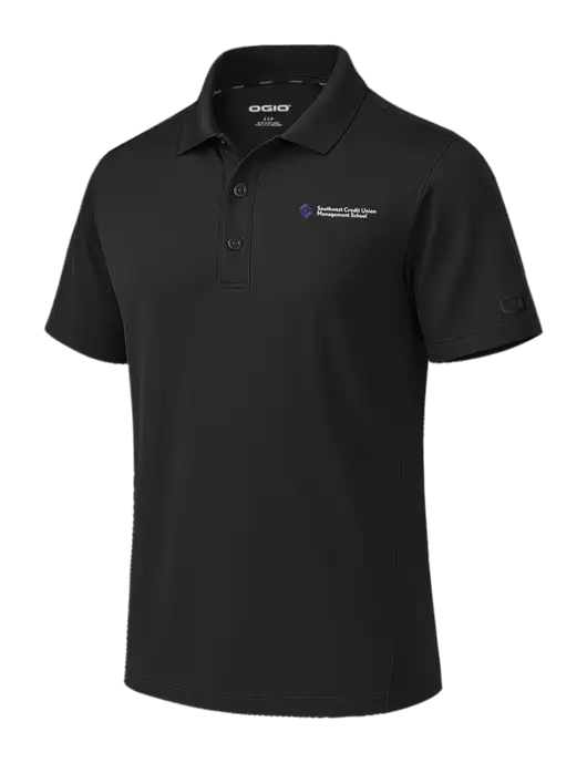 OGIO Envision Black Polo w/SCMS Logo