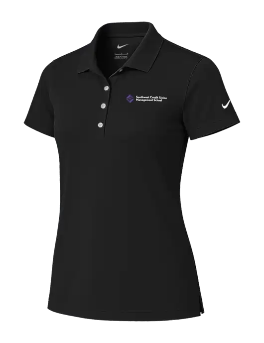 Nike Womens Black Tech Basic Dri-FIT Polo
 w/SCMS Logo