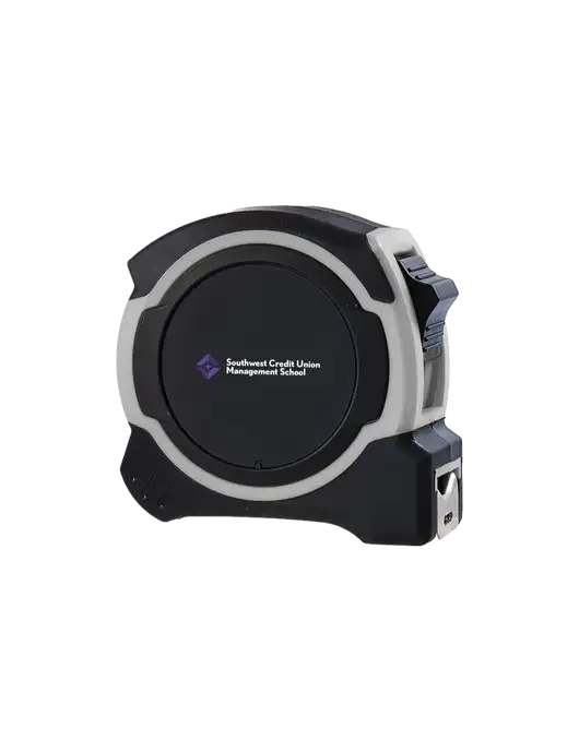 Light Grey and Black Pro Tape Measure, 25'
 w/SCMS Logo