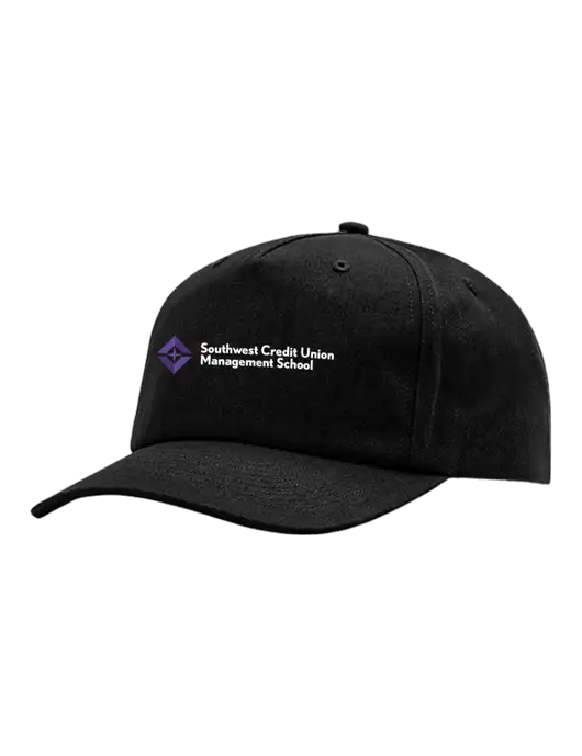 Richardson 5-Panel Black Relaxed Gramps Cap w/SCMS Logo