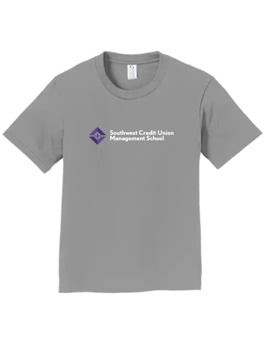 Youth Ring Spun Medium Grey 4.5 oz T-Shirt w/SCMS Logo